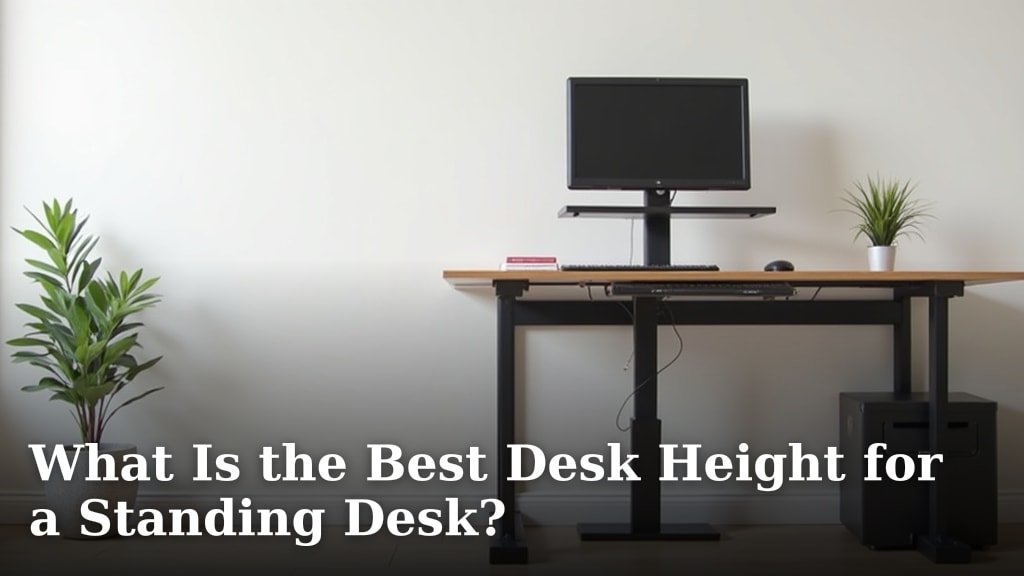 What Is the Best Desk Height for a Standing Desk?