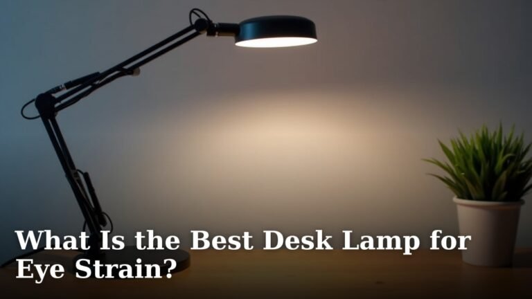 What Is the Best Desk Lamp for Eye Strain?