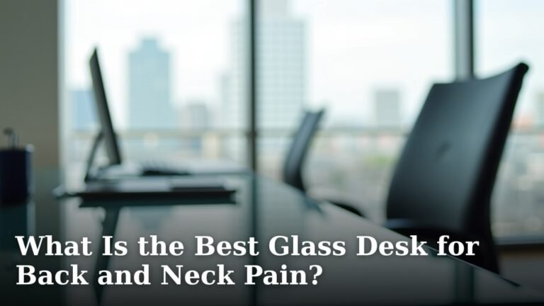 What Is the Best Glass Desk for Back and Neck Pain?