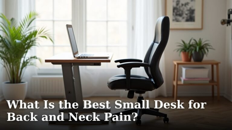 What Is the Best Small Desk for Back and Neck Pain?