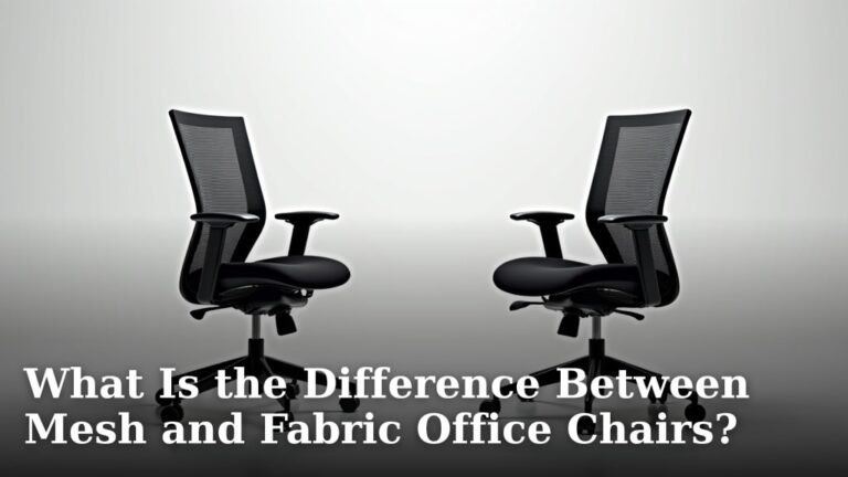 What Is the Difference Between Mesh and Fabric Office Chairs?