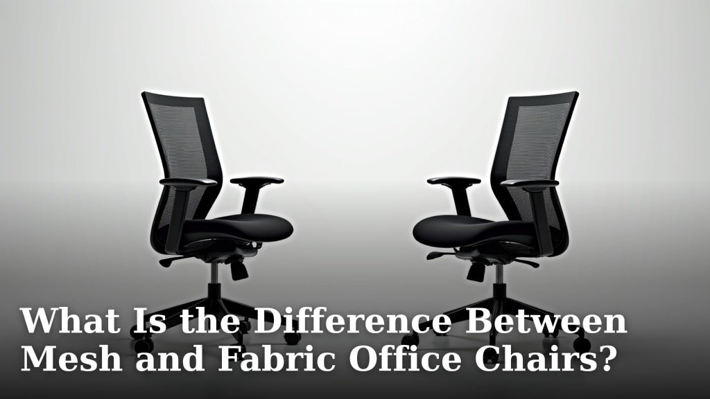What Is the Difference Between Mesh and Fabric Office Chairs?