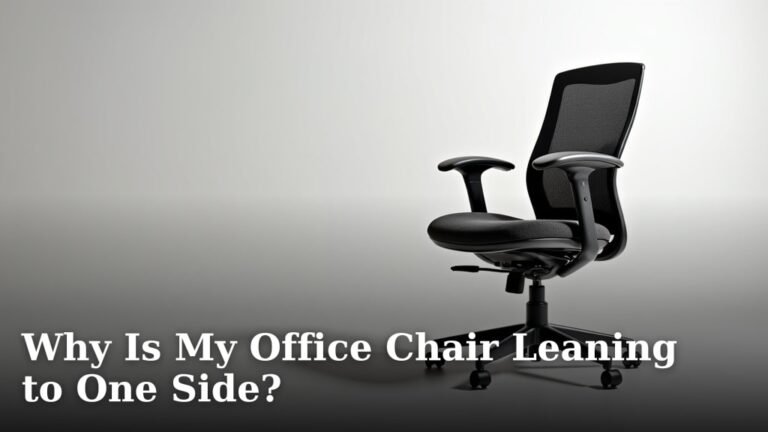 Why Is My Office Chair Leaning to One Side?