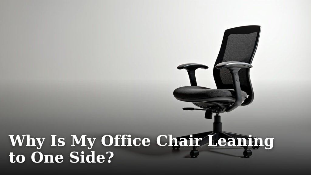Why Is My Office Chair Leaning to One Side?