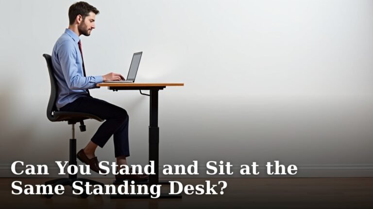 Can You Stand and Sit at the Same Standing Desk?