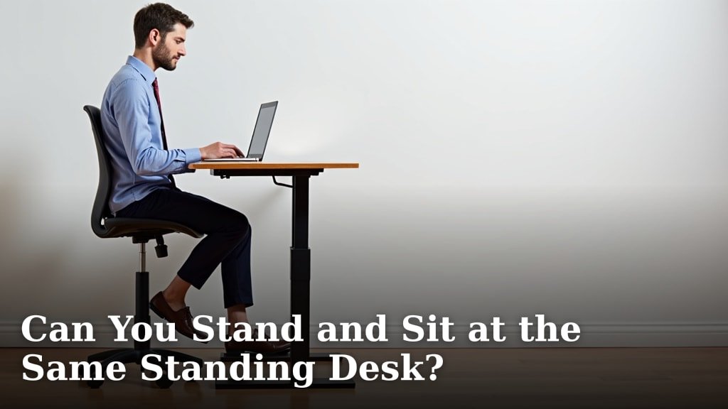 Can You Stand and Sit at the Same Standing Desk?