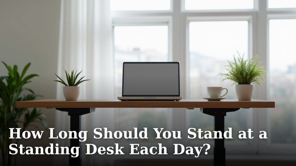 How Long Should You Stand at a Standing Desk Each Day?