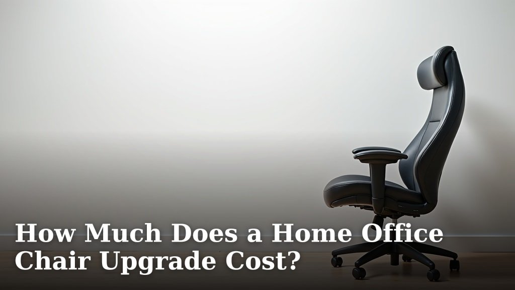 How Much Does a Home Office Chair Upgrade Cost?
