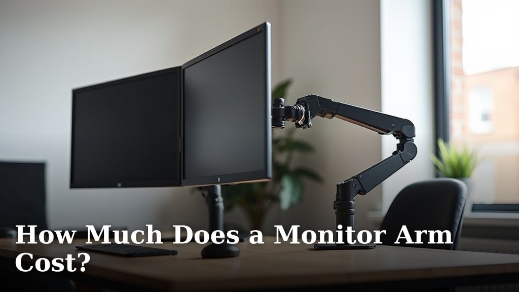 How Much Does a Monitor Arm Cost?