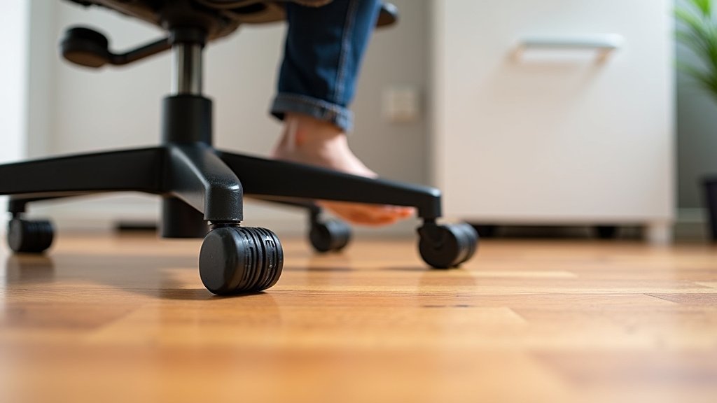 Stopping Your Office Chair's Unwanted Journeys on Hardwood