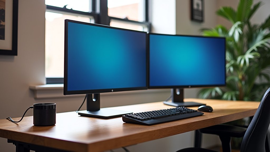 Finding the Right Desk Width for Your Dual Monitors