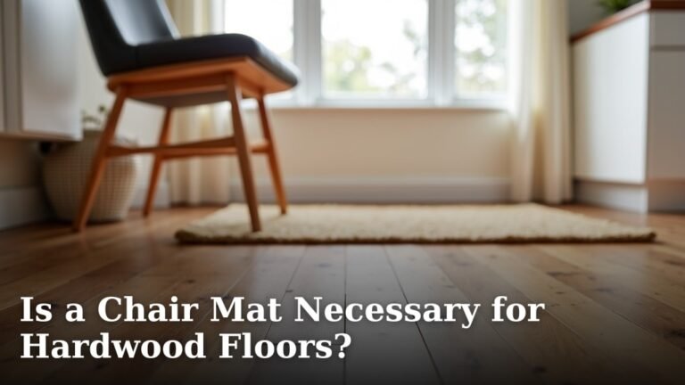 Is a Chair Mat Necessary for Hardwood Floors?