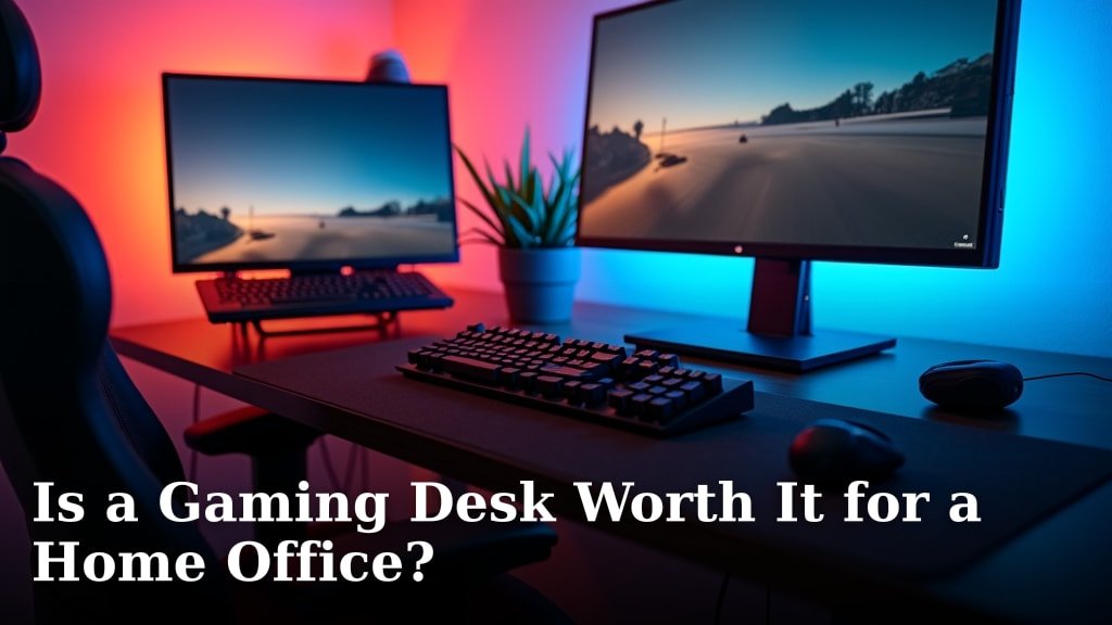 Is a Gaming Desk Worth It for a Home Office?