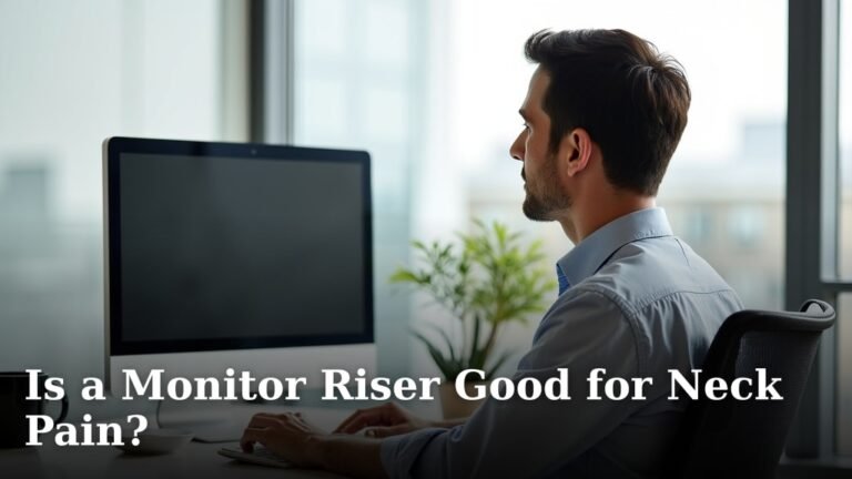 Is a Monitor Riser Good for Neck Pain?