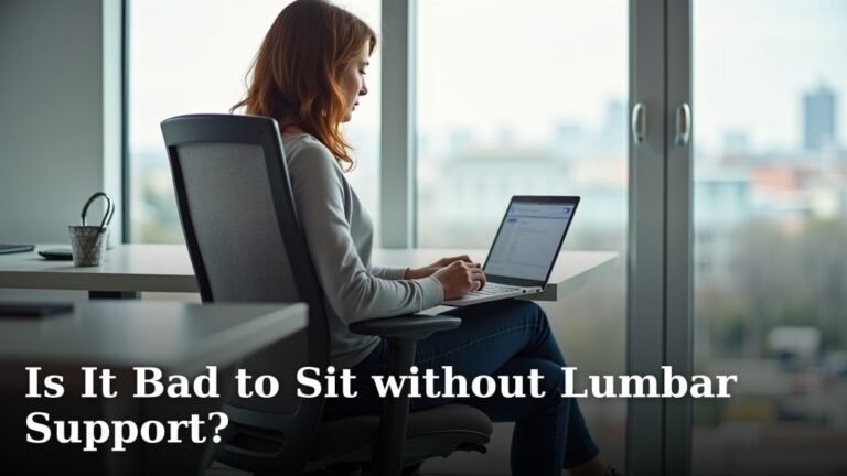 Is It Bad to Sit without Lumbar Support?