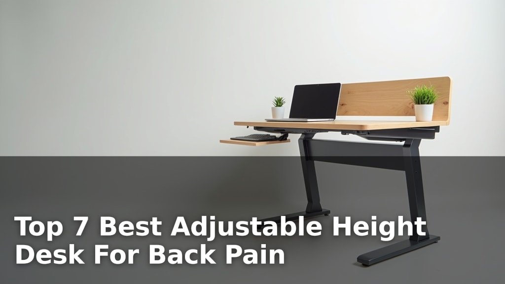 Best Adjustable Height Desk For Back Pain