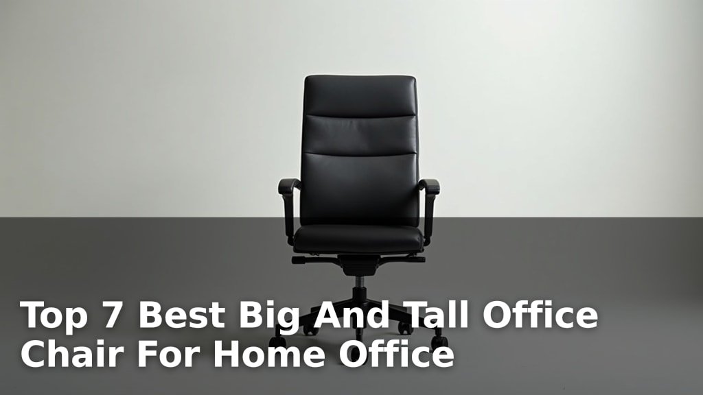 Best Big And Tall Office Chair For Home Office