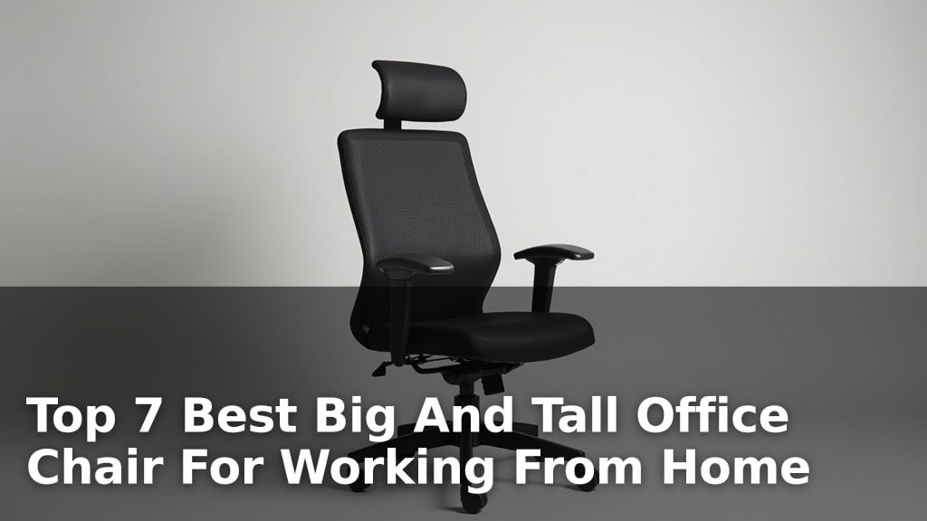 Best Big And Tall Office Chair For Working From Home