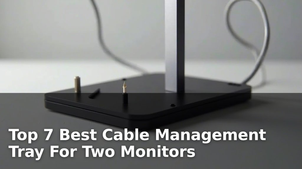 Best Cable Management Tray For Two Monitors