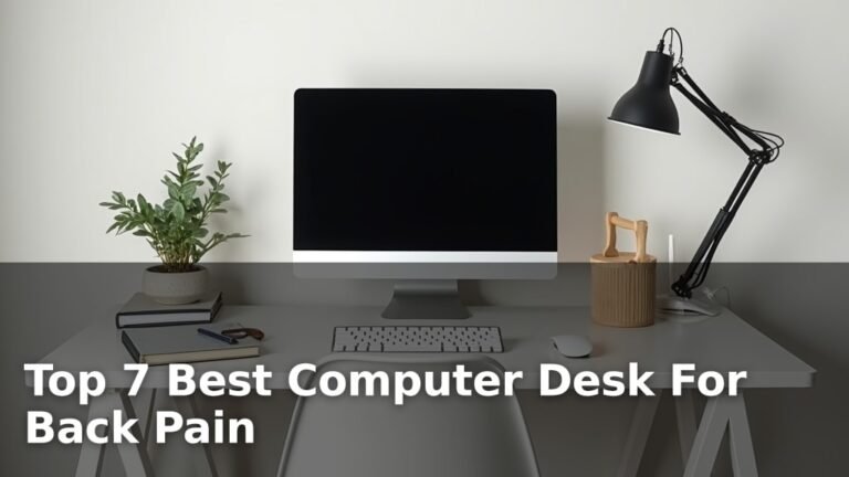 Top 7 Best Computer Desk For Back Pain