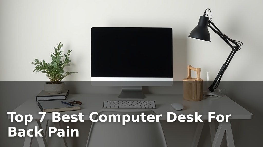 Top 7 Best Computer Desk For Back Pain