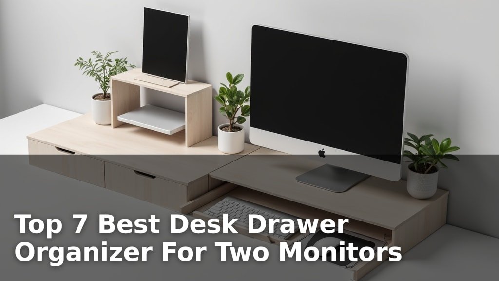 Best Desk Drawer Organizer For Two Monitors