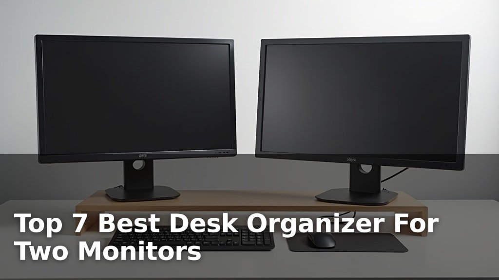 Best Desk Organizer For Two Monitors