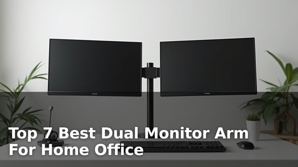 Best Dual Monitor Arm For Home Office