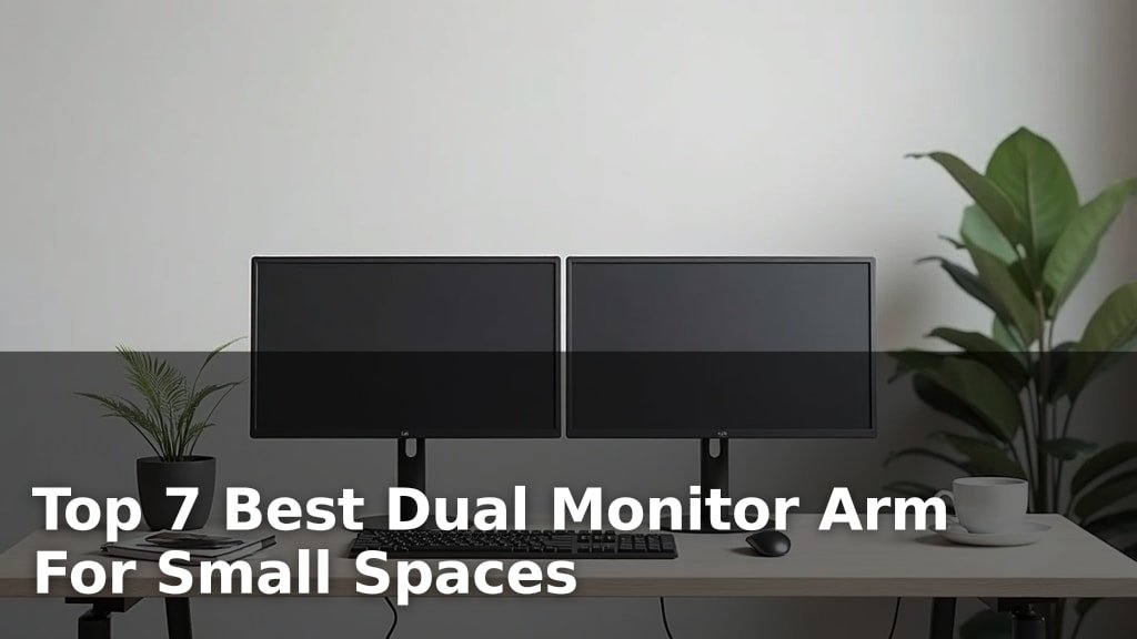 Best Dual Monitor Arm For Small Spaces