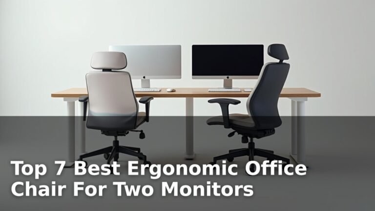 Top 7 Best Ergonomic Office Chair For Two Monitors