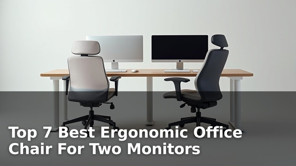 Top 7 Best Ergonomic Office Chair For Two Monitors