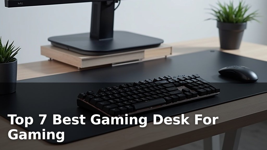 Top 7 Best Gaming Desk For Gaming