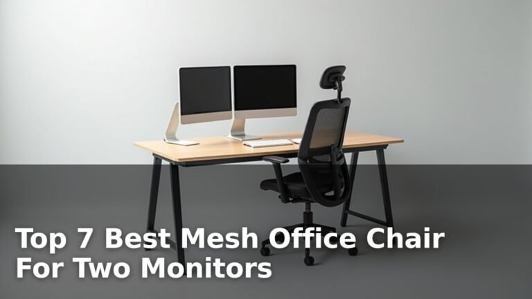 Top 7 Best Mesh Office Chair For Two Monitors