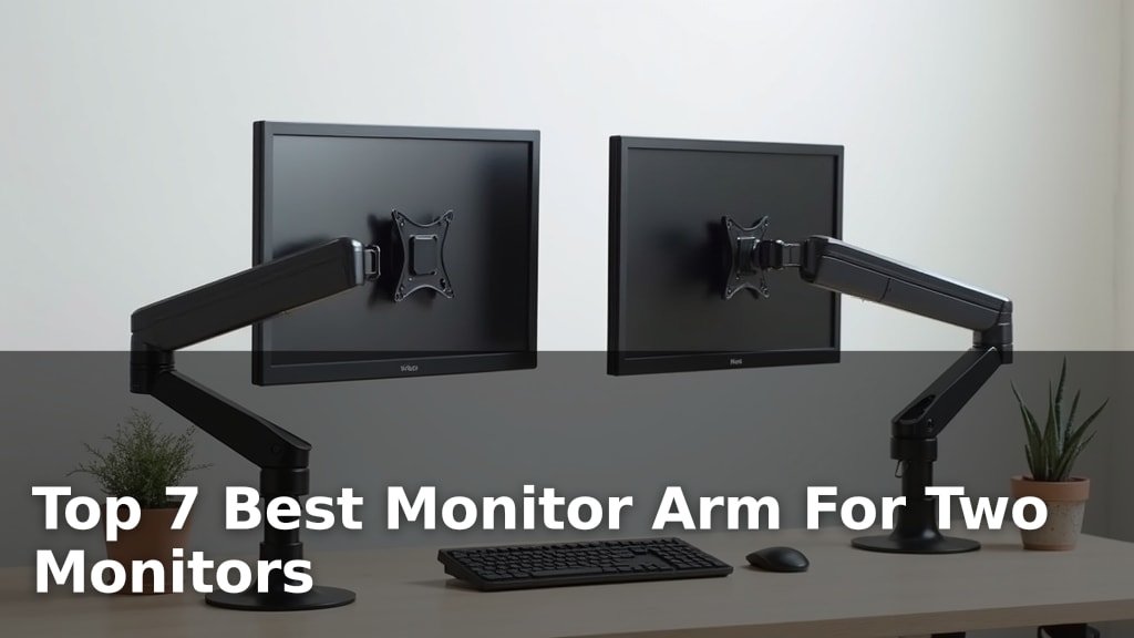 Best Monitor Arm For Two Monitors