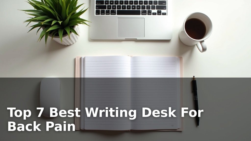 Top 7 Best Writing Desk For Back Pain