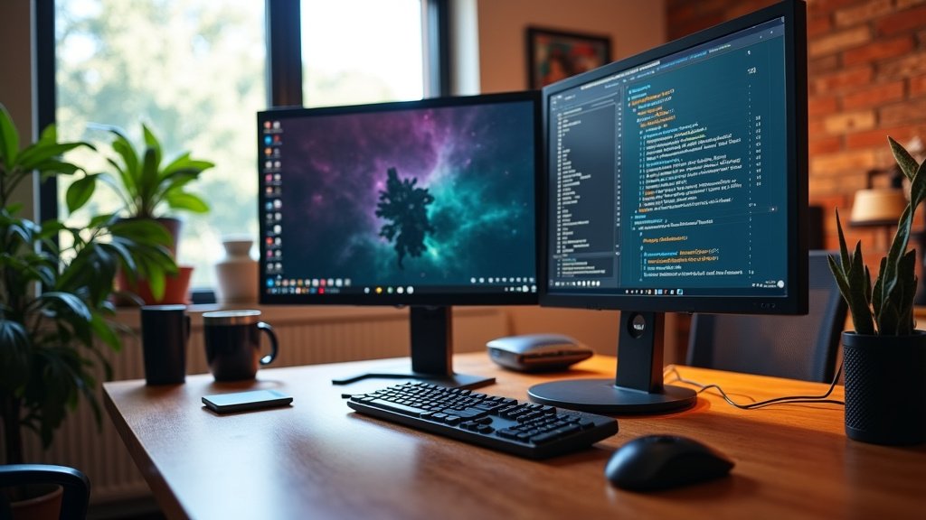 Finding the Right Desk Size for Your Dual Monitors