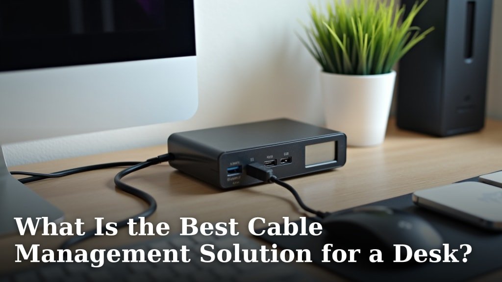 What Is the Best Cable Management Solution for a Desk?