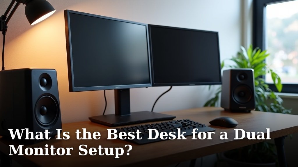 What Is the Best Desk for a Dual Monitor Setup?