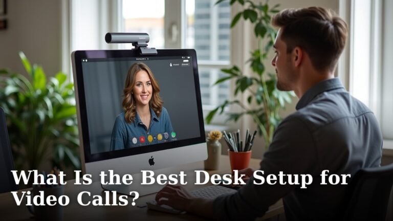 What Is the Best Desk Setup for Video Calls?