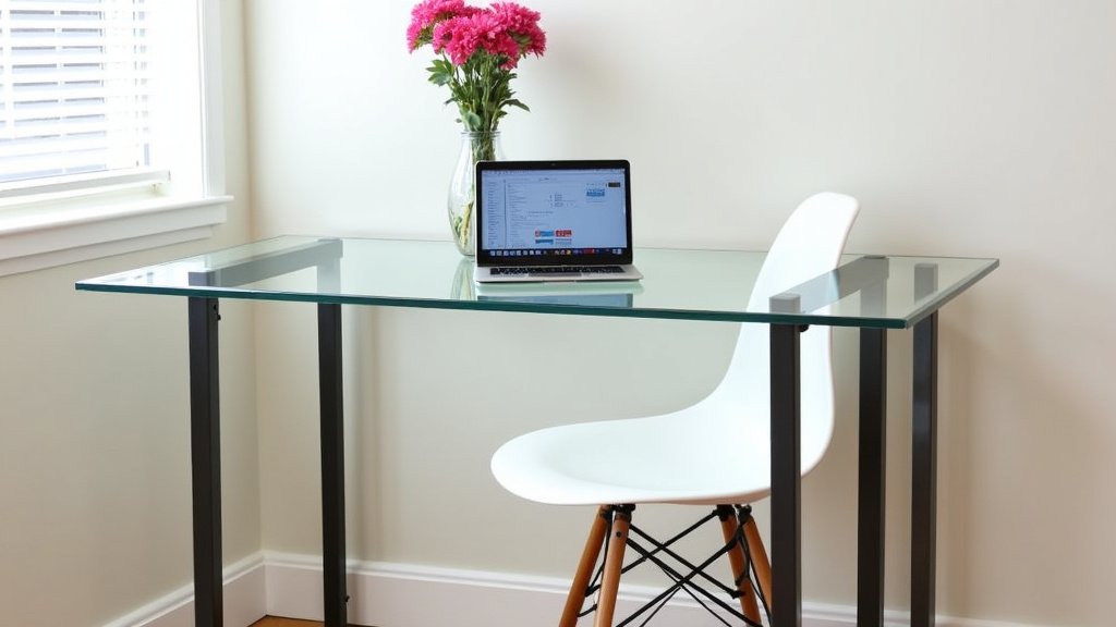 Choosing the Right Glass Desk for Your Compact Apartment