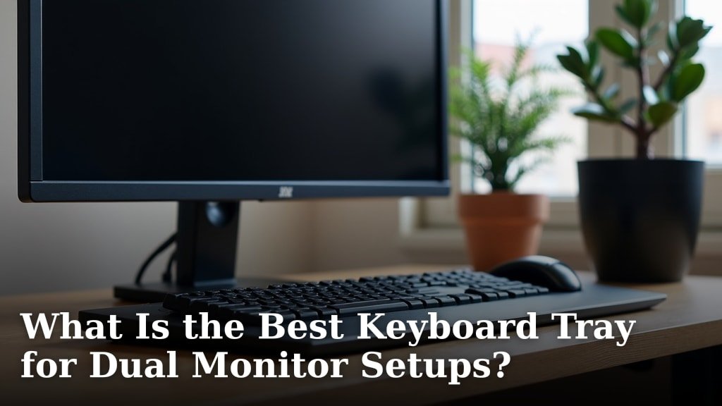 What Is the Best Keyboard Tray for Dual Monitor Setups?
