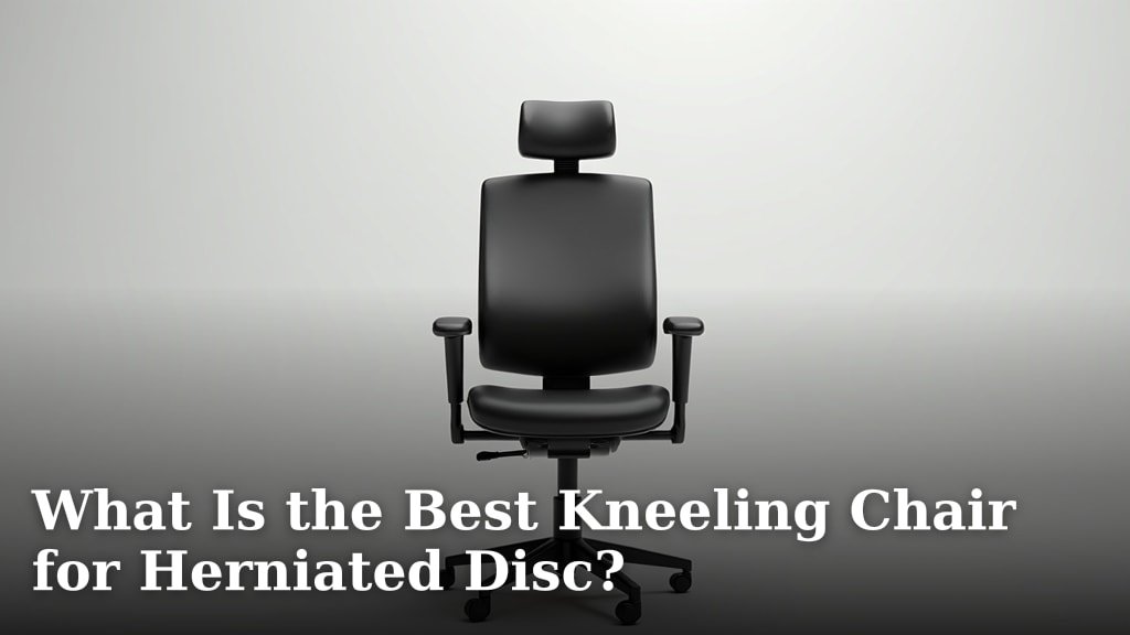 What Is the Best Kneeling Chair for Herniated Disc?