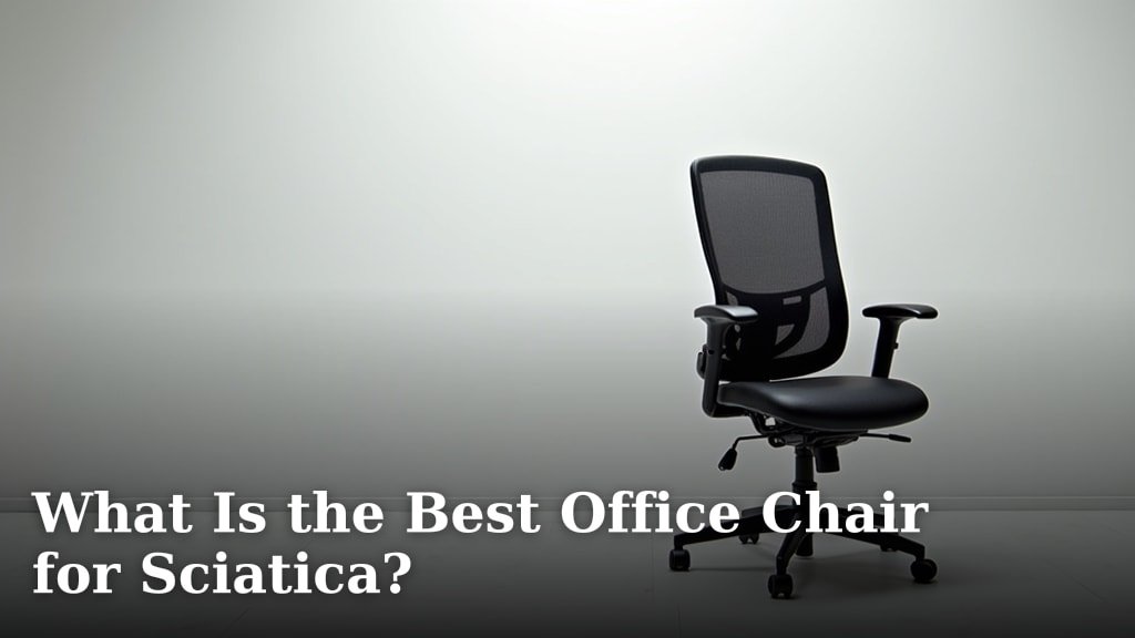 What Is the Best Office Chair for Sciatica?