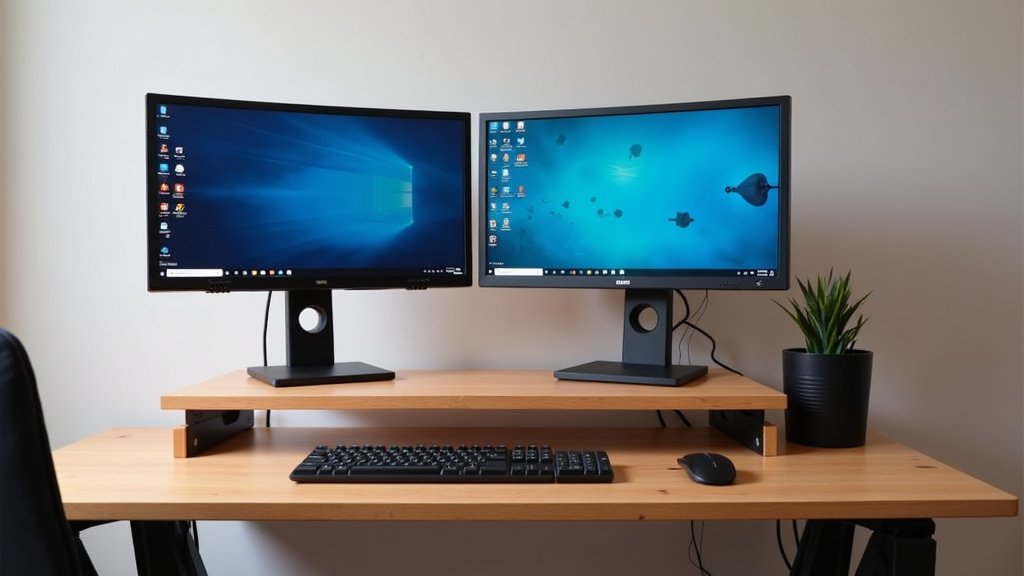 Finding the Ideal Small Desk for Your Dual Monitor Setup