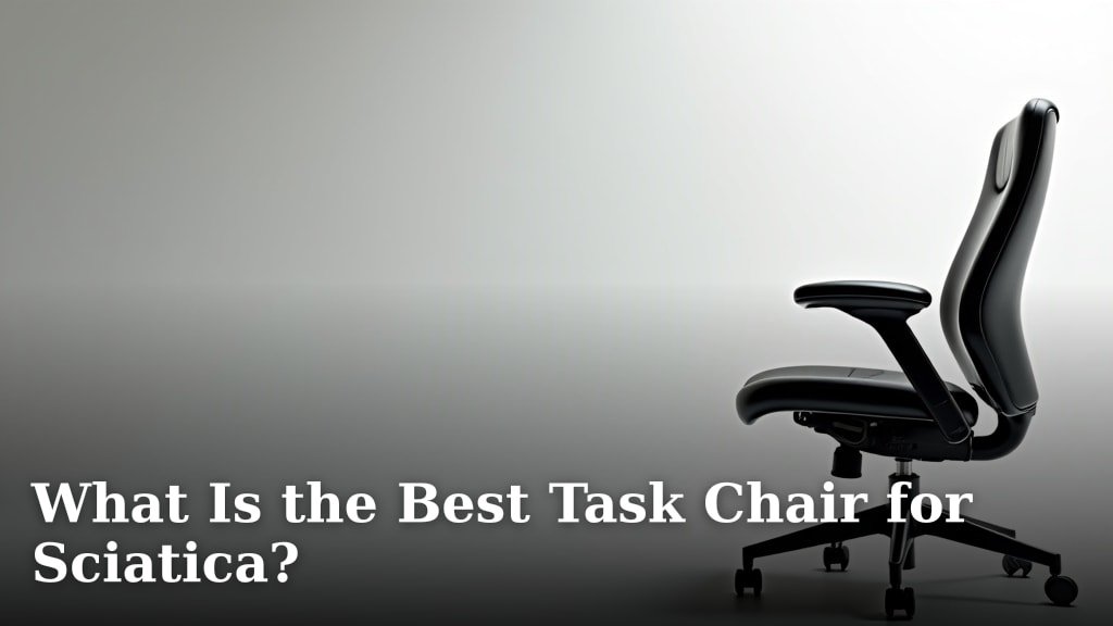 What Is the Best Task Chair for Sciatica?