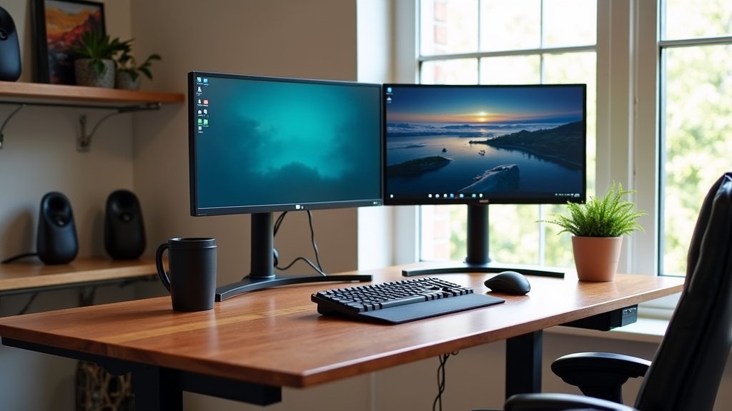 Finding the Ideal Desk for Dual Monitors
