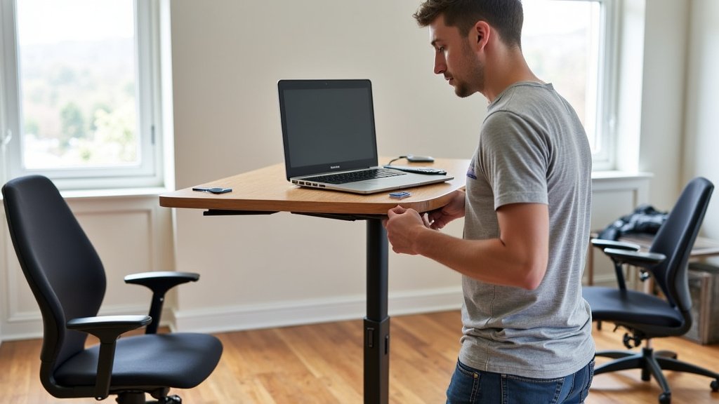 Putting Together Your Tool-Free Standing Desk