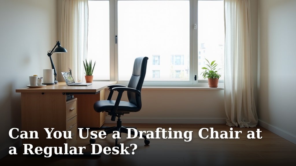 Can You Use a Drafting Chair at a Regular Desk?