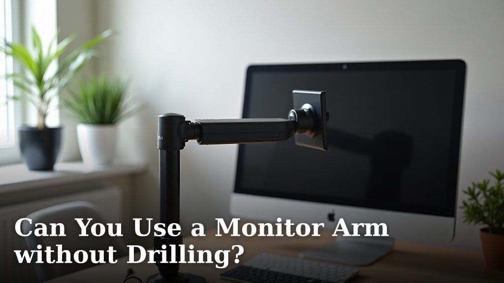 Can You Use a Monitor Arm without Drilling?