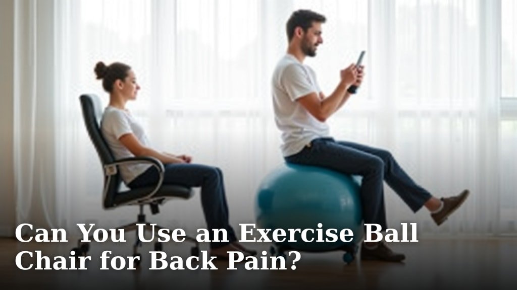 Can You Use an Exercise Ball Chair for Back Pain?